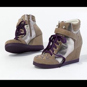Princess Vera Wang high top sneakers